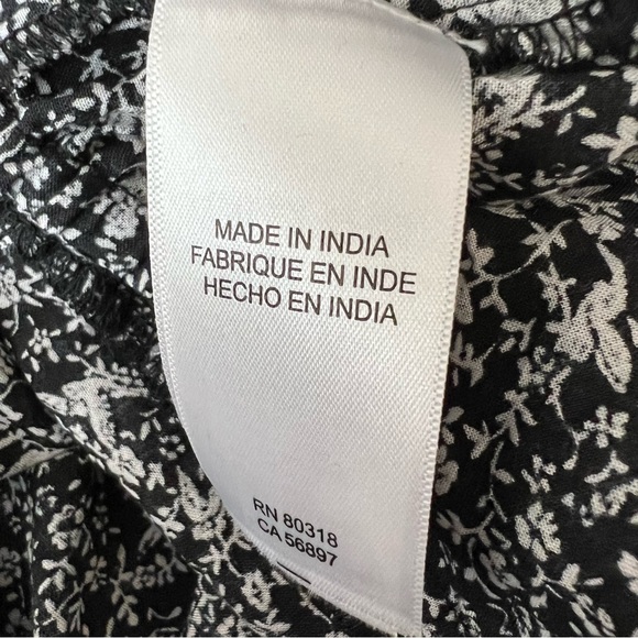 Lucky Brand Long Sleeve Peplum Blouse Sz-Large - Picture 7 of 9